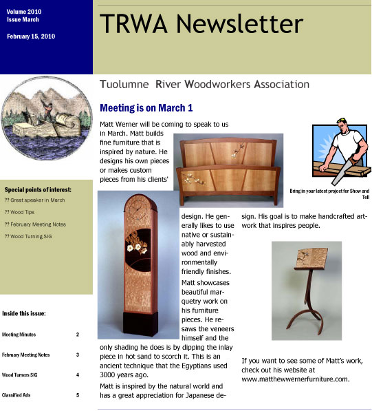 Tuolumne River Woodworkers Association